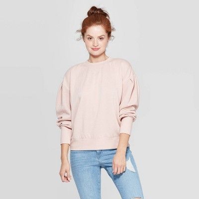 Women's Puff Crewneck Sweatshirt - Universal Thread™ | Target