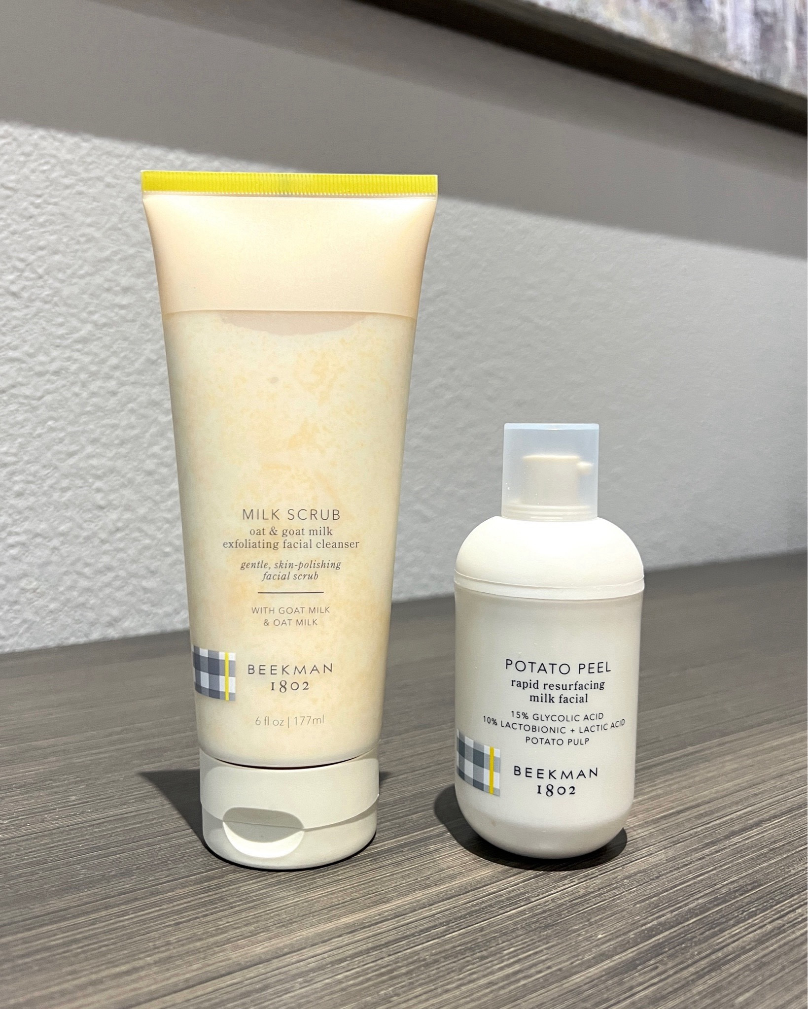 This facial cleansing scrub is new to me. I like how clean my face and my pores feel when I use it. The Potato Peel is one that I've used for quite a while. It's a mild peel that you can feel comfortable doing at home. My skin feels good and looks glowy when I use it. #skincaretips #selfcare #productreview #beautyblogger

#LTKBeauty #LTKOver40 #LTKSeasonal