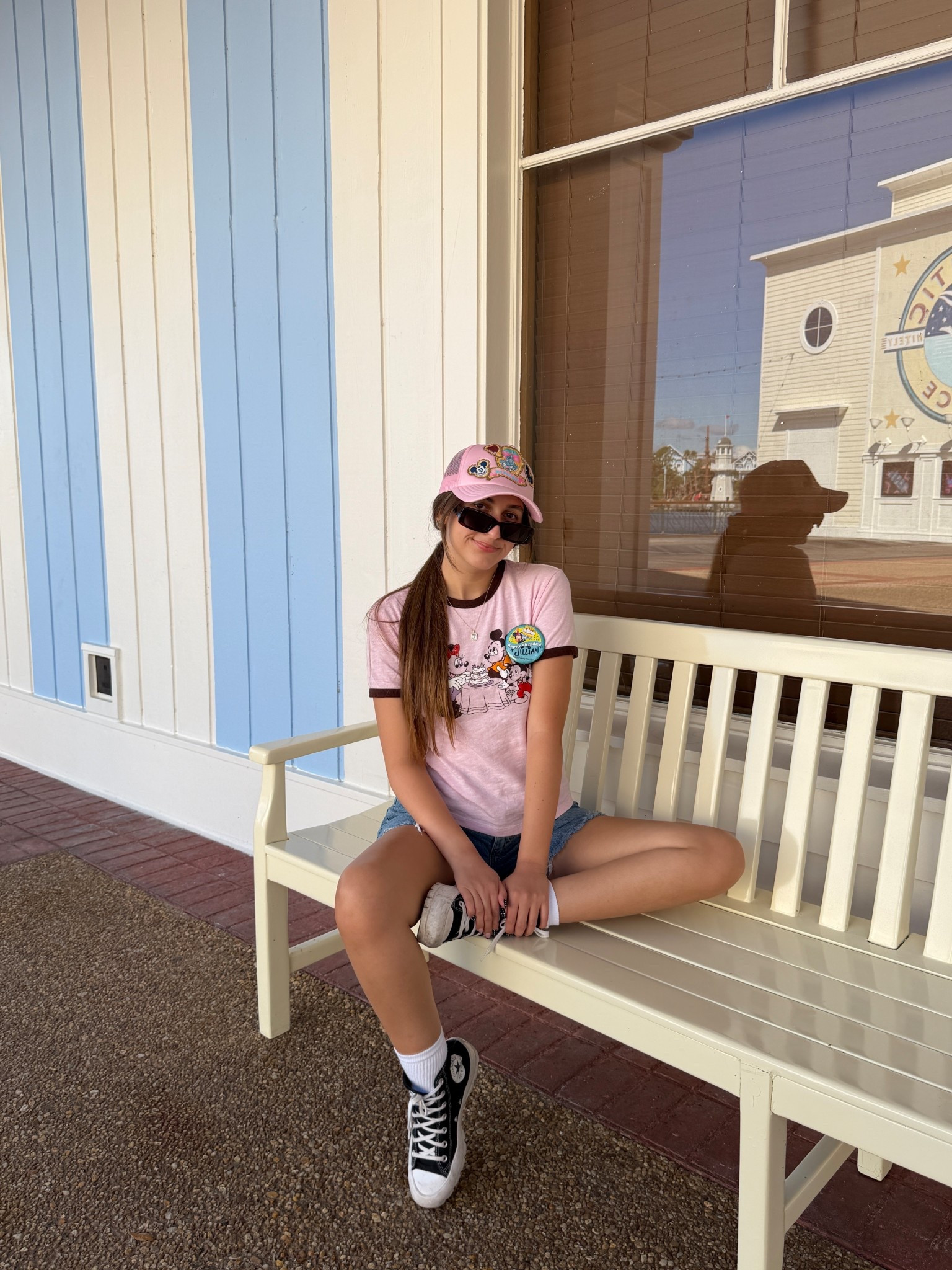 Cape May birthday brunch ootd ✨

Tee: Zara 
Shorts: Abercrombie
Hat: Stoney Clover Lane for Walt Disney World
Socks: Amazon (Hanes)
Sunglasses: I-Sea
Shoes: Converse

Ig: @jkyinthesky 

#disney #disneystyle #disneyworld #wdw #disneyootd #disneyoutfit #disneyoutfits #disneystyleinspo #disneyoutfitinspo #disneystreetstyle #casualstyle #styleinspo #disneyblogger #disneycreator #disneycreators #disneyblogger #disneyaesthetic #disneyvibes #disneyaccessories #disneysummer #summerstyle #stoneyclover #stoneycloverlane 

#LTKFindsUnder100 #LTKFamily #LTKStyleTip