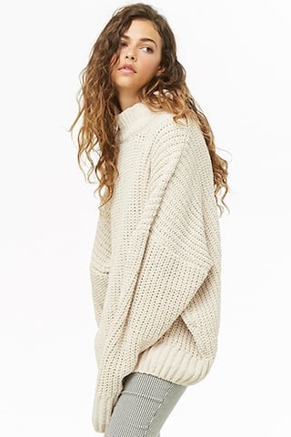 Oversized Ribbed Knit Sweater | Forever 21 (US)
