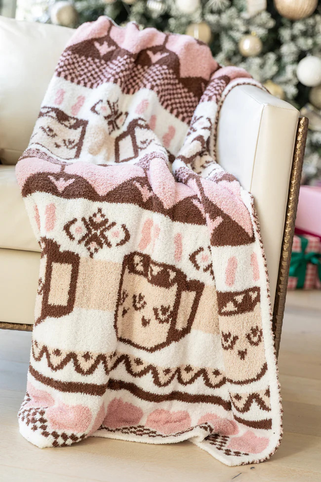 Make Me Believe Coffee Break Blanket | Pink Lily