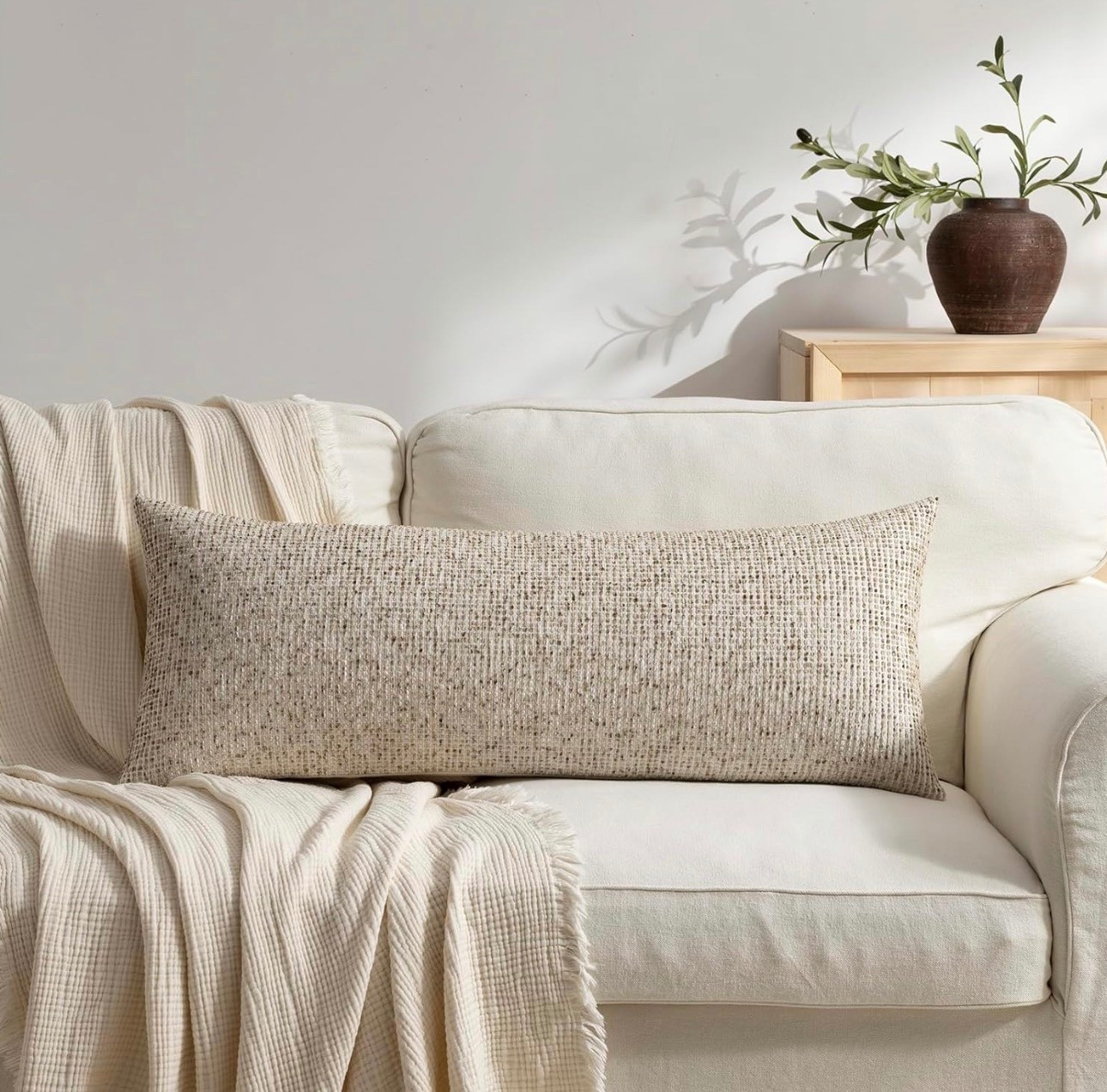 New bedding tip! Use a body pillow in front of your shams! You can find really cute covers for them like this one!

I linked a good body pillow insert and some of my favorite covers!

Bed pillows, body pillow, lumbar pillow, throw pillows, bedding, organic modern, neutral bedding, neutral home, cozy bedroom, cozy home, interior design, home decor

#LTKSaleAlert #LTKHome