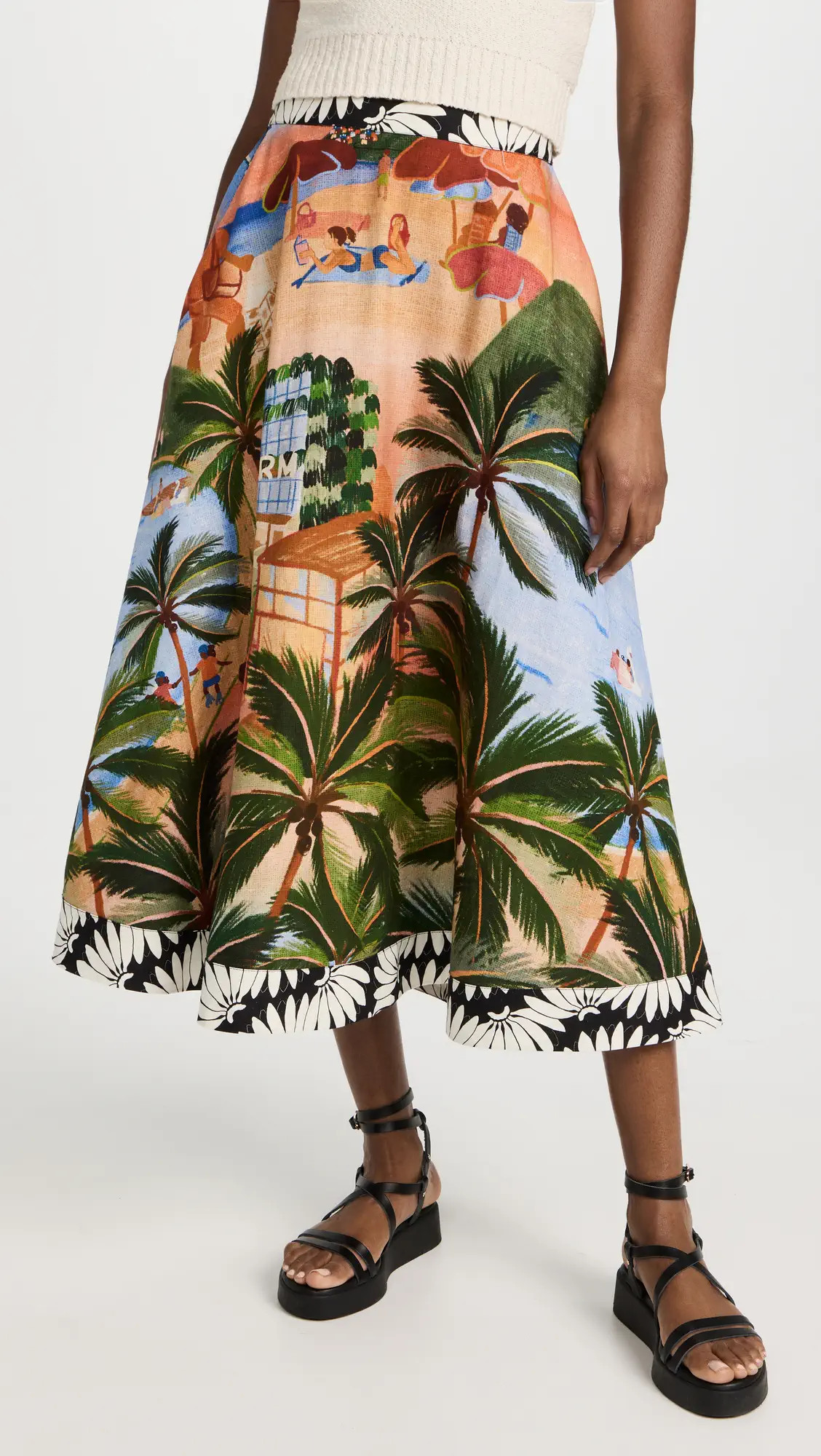 FARM Rio Carioca Midi Skirt | Shopbop | Shopbop