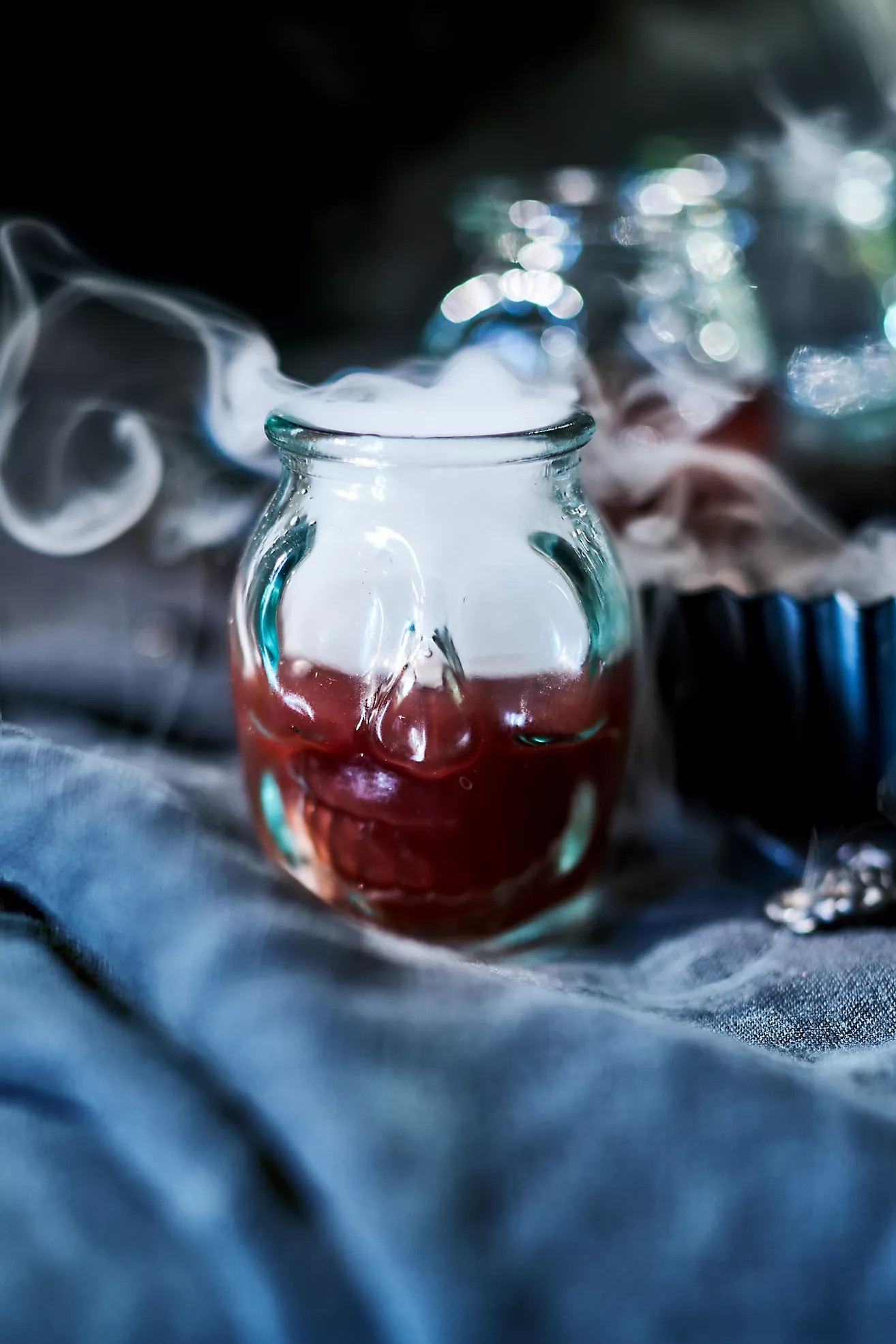 Skull Recycled Glass Shot Glasses, Set of 6 | Anthropologie (US)