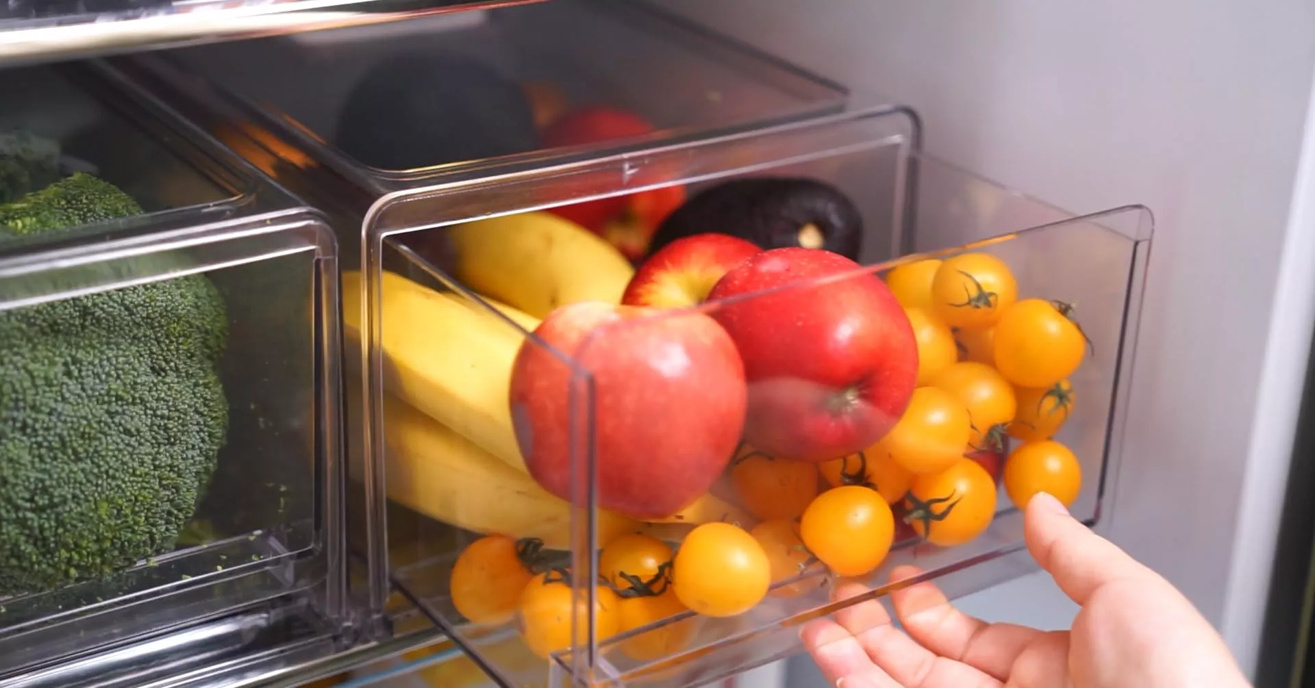 GREENTEC greentec refrigerator organizer drawer, stackable fridge