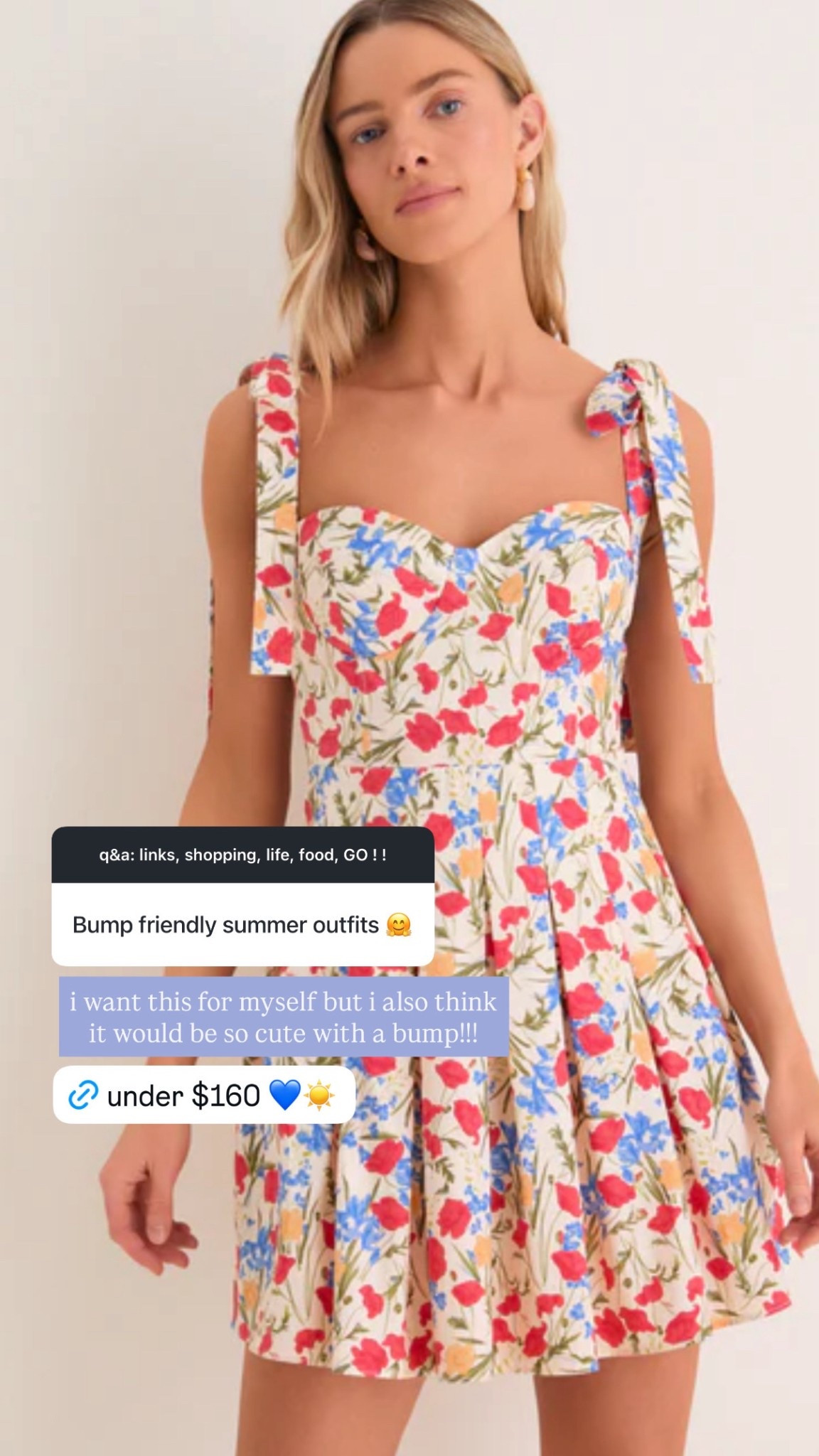 Such a cute dress for anyone this summer and would be so cute with a bump too! 

#LTKBaby #LTKBump