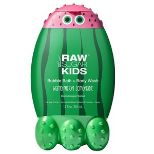 Raw Sugar Kid's 2 in 1 Body Wash & Bubble Bath, Watermelon Lemonade, 12 OZ | CVS Health