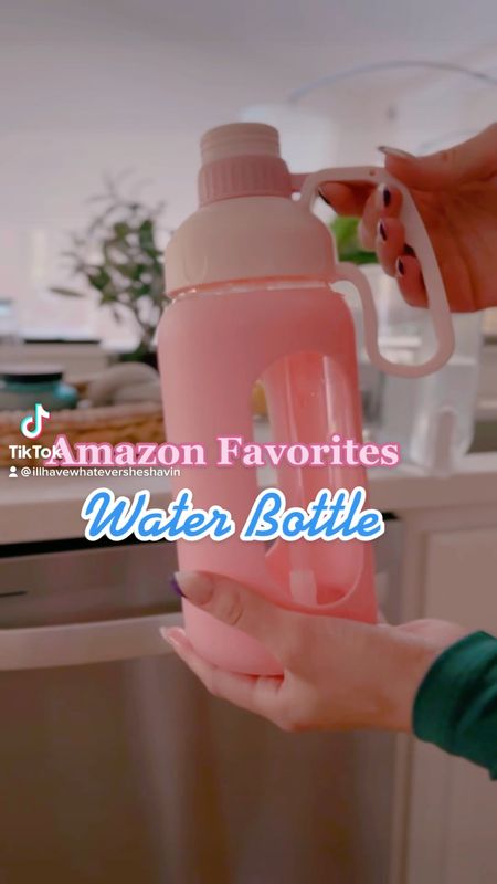 Glass water bottle - Amazon find

#LTKfit #LTKunder50 #LTKhome