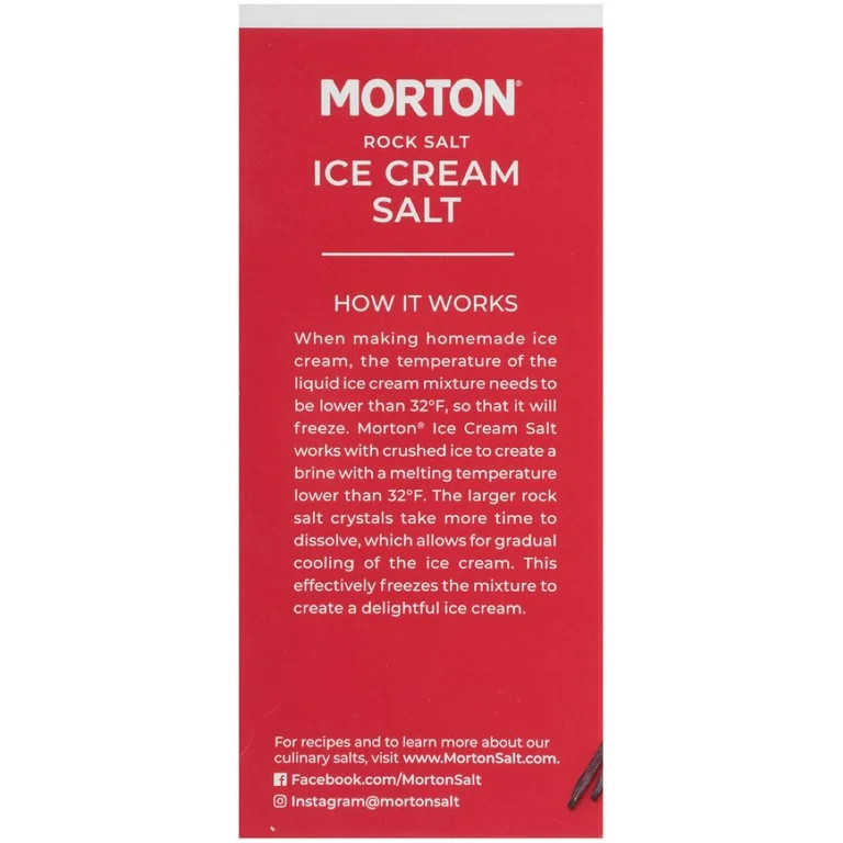 Morton Salt Ice Cream Salt, 4 lb Box | Walmart (US)