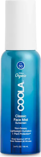 COOLA® Suncare Classic Face Sunscreen Mist SPF 50 | Nordstrom | Nordstrom