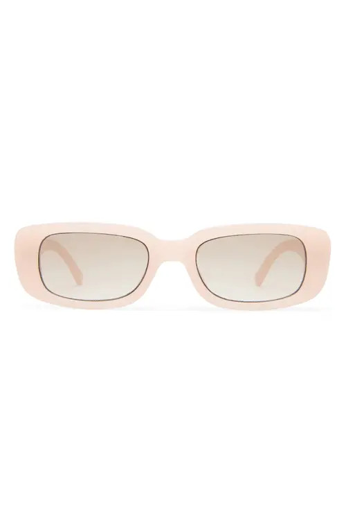 AIRE Ceres 51mm Rectangular Sunglasses in Blush/brown Grad at Nordstrom | Nordstrom