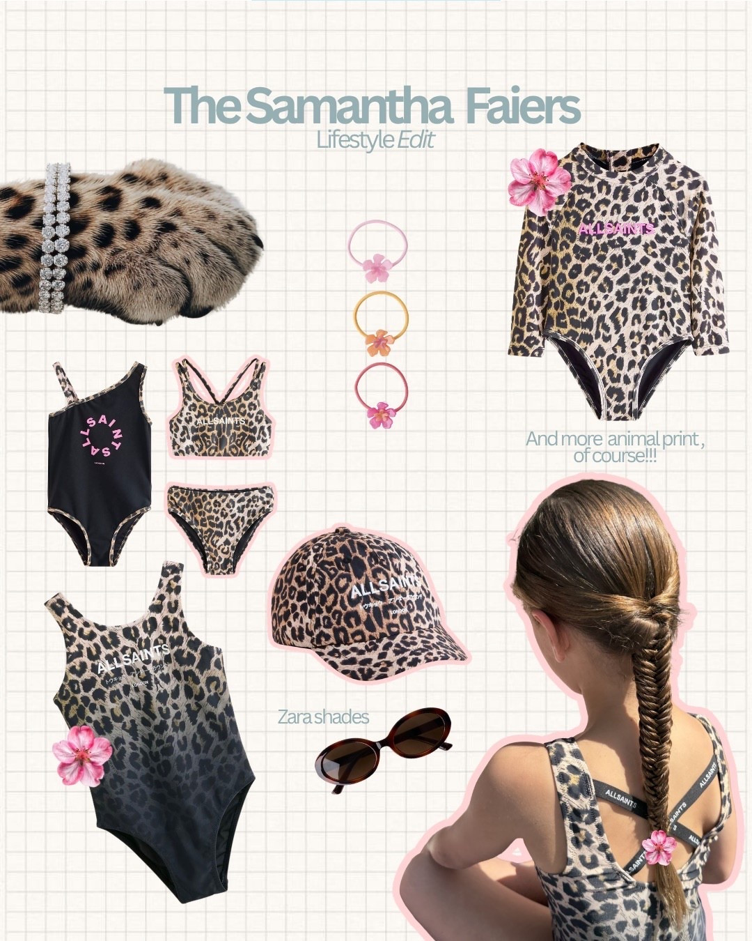 These leopard swim bits from AllSaints for Rosie are everything 🐆🧷

And they’re currently on sale… such good quality for the price!! Hurry!! 

#LTKfamily #LTKkids #LTKsummer