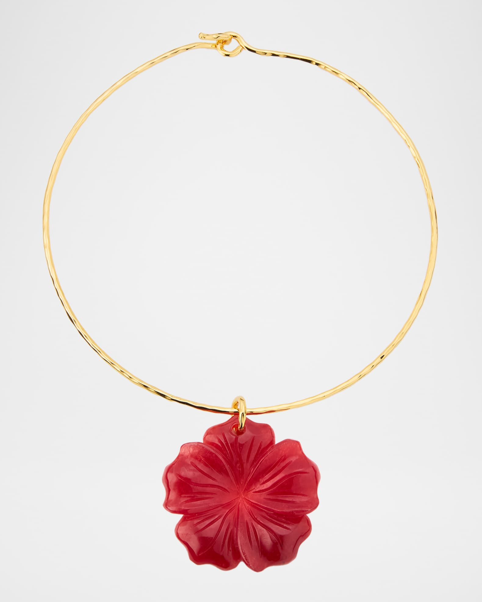 Ruby Quartz Flower Collar | Neiman Marcus
