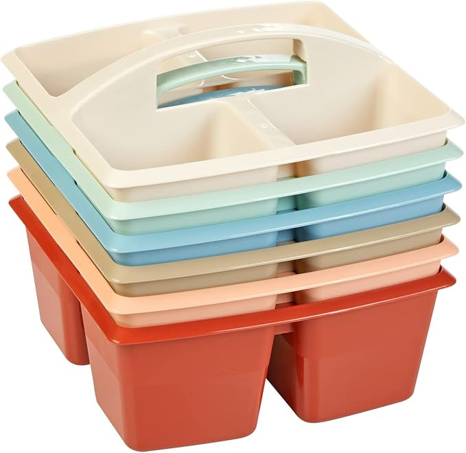 Really Good Stuff 4-Compartment Caddies - Boho, 6 Pack - Classroom Organization | Amazon (US)
