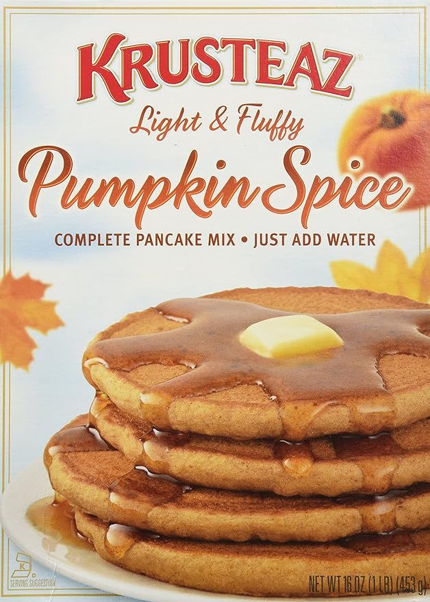 Krusteaz Pumpkin Spice Pancake Mix 16 oz(3 Pack) | Amazon (US)