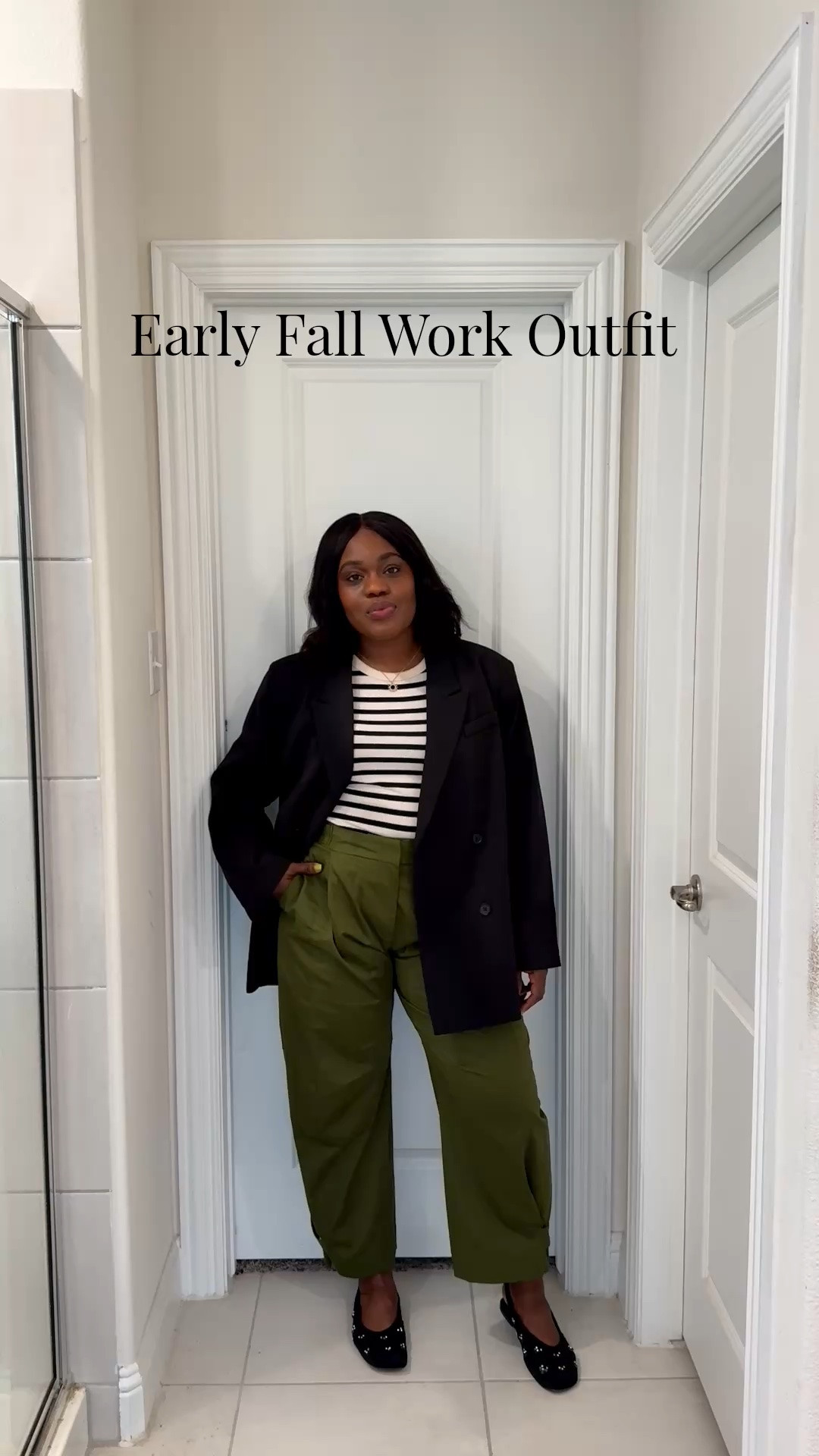 Early fall work outfit idea

#LTKMidsize #LTKWorkwear