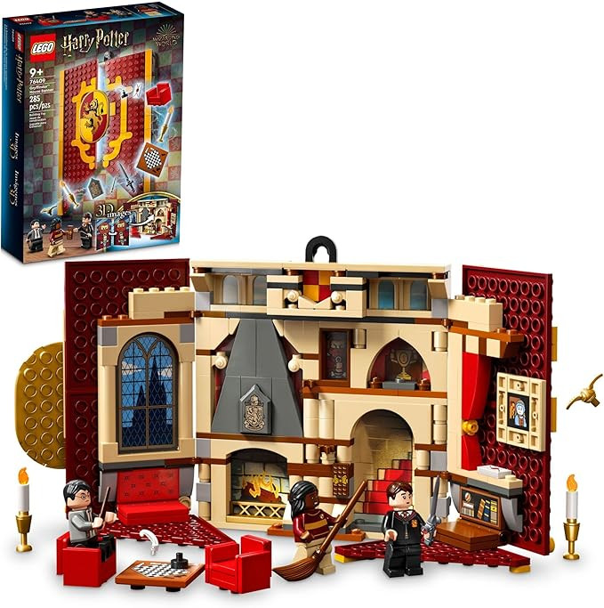Lego Harry Potter Gryffindor House Banner Set 76409 With LEGO Building Elements, Hogwarts Castle ... | Amazon (US)
