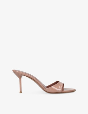 Lidia 70 Leather Heeled Mules | Selfridges