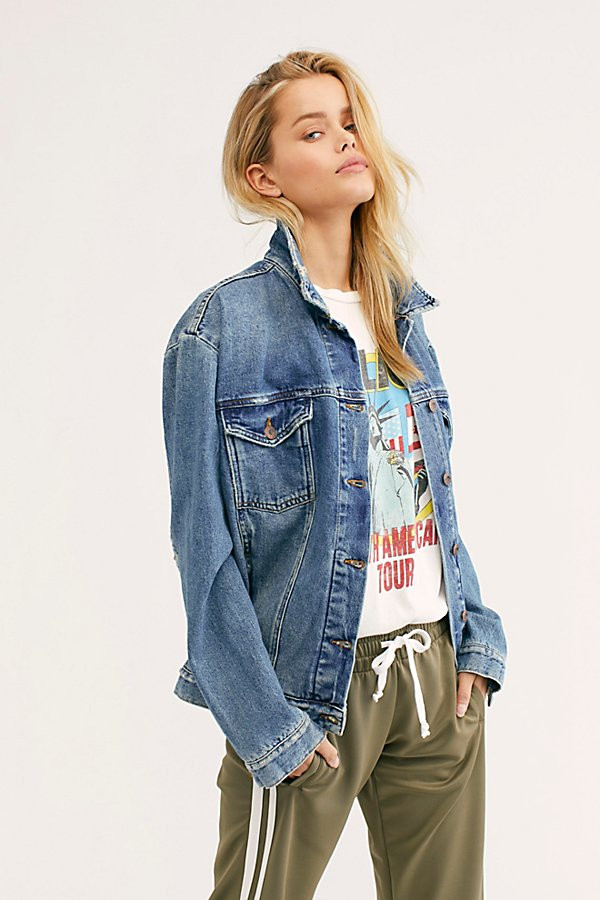 Ramona Denim Trucker Jacket by Free People | Free People (Global - UK&FR Excluded)