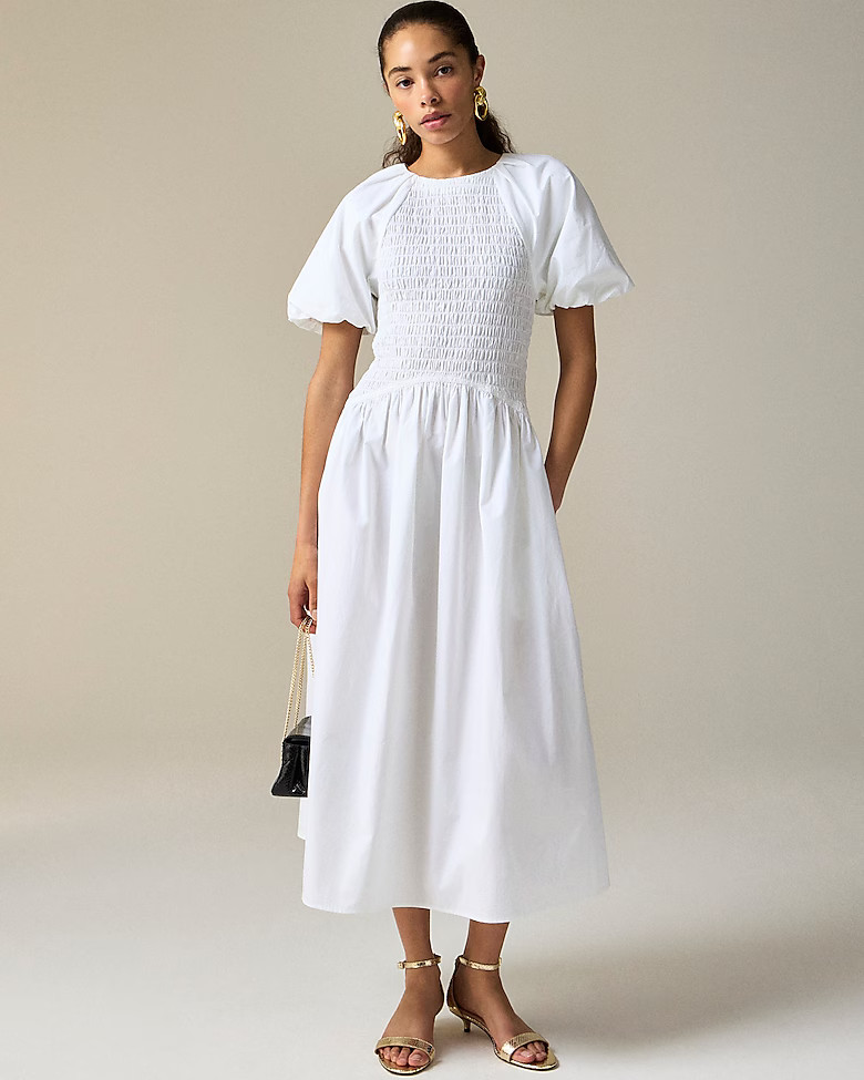 Meadow dress in cotton poplin | J. Crew US