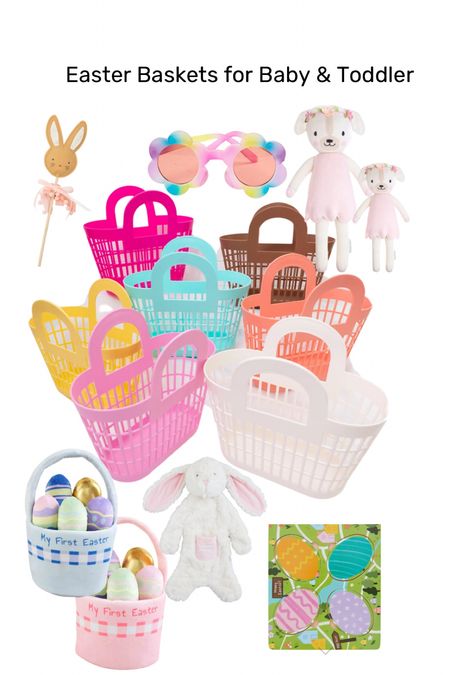 Easter baskets for baby and toddler. Easter baskets. Easter baskets for girls and boys. Easter. 

#LTKkids #LTKbaby #LTKfamily