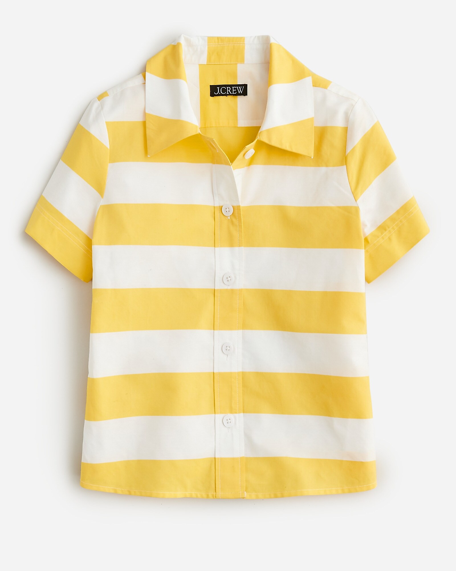 Gamine cotton poplin shirt in cabana stripe | J. Crew US