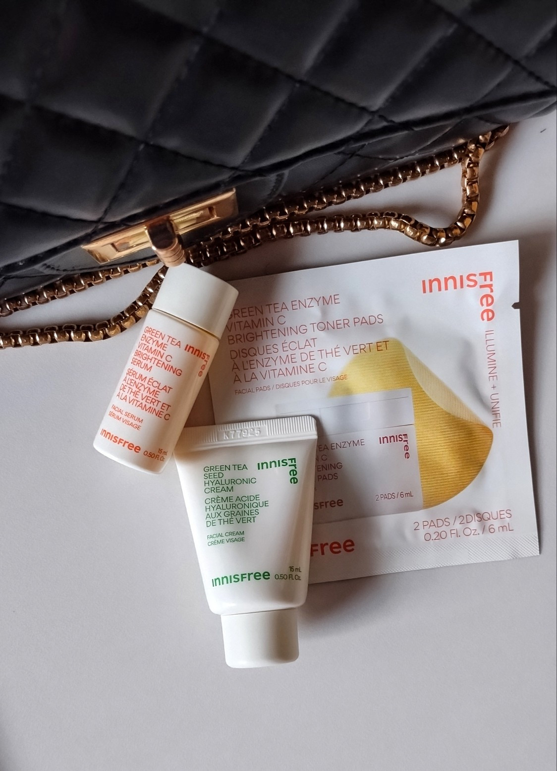 Anyone else get excited for their free birthday goodie at Sephora? 😁 In July, I picked out the Innisfree sample bundle. Today, I'm so happy I did because I now have a new serum + moisturizer added to my rotation.👏🏾 My skin felt so soft, smooth and it looked refreshed.🌿 The toner pads were quite handy too. I rinsed my face with warm water and used them to clean the extra residue. Innisfree is so good on sensitive acne-prone skin too, I never had a product irritate my face.👌🏾

#LTKmorningroutine #LTKBeauty #LTKselfcare