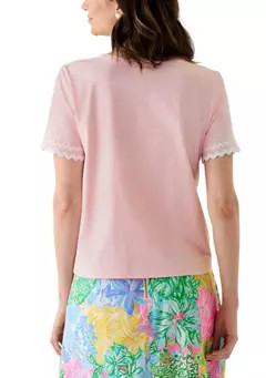 Lilly Pulitzer® Women's Clairmont Ric Rac Trimmed Top | Belk