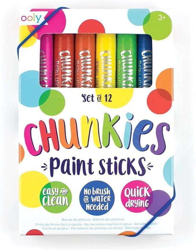 OOLY, Giftable Chunkies Paint Sticks, No Brush or Water Needed - Set of 12 | Amazon (US)