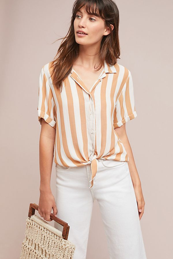 Faithfull Memphis Striped Buttondown | Anthropologie (US)