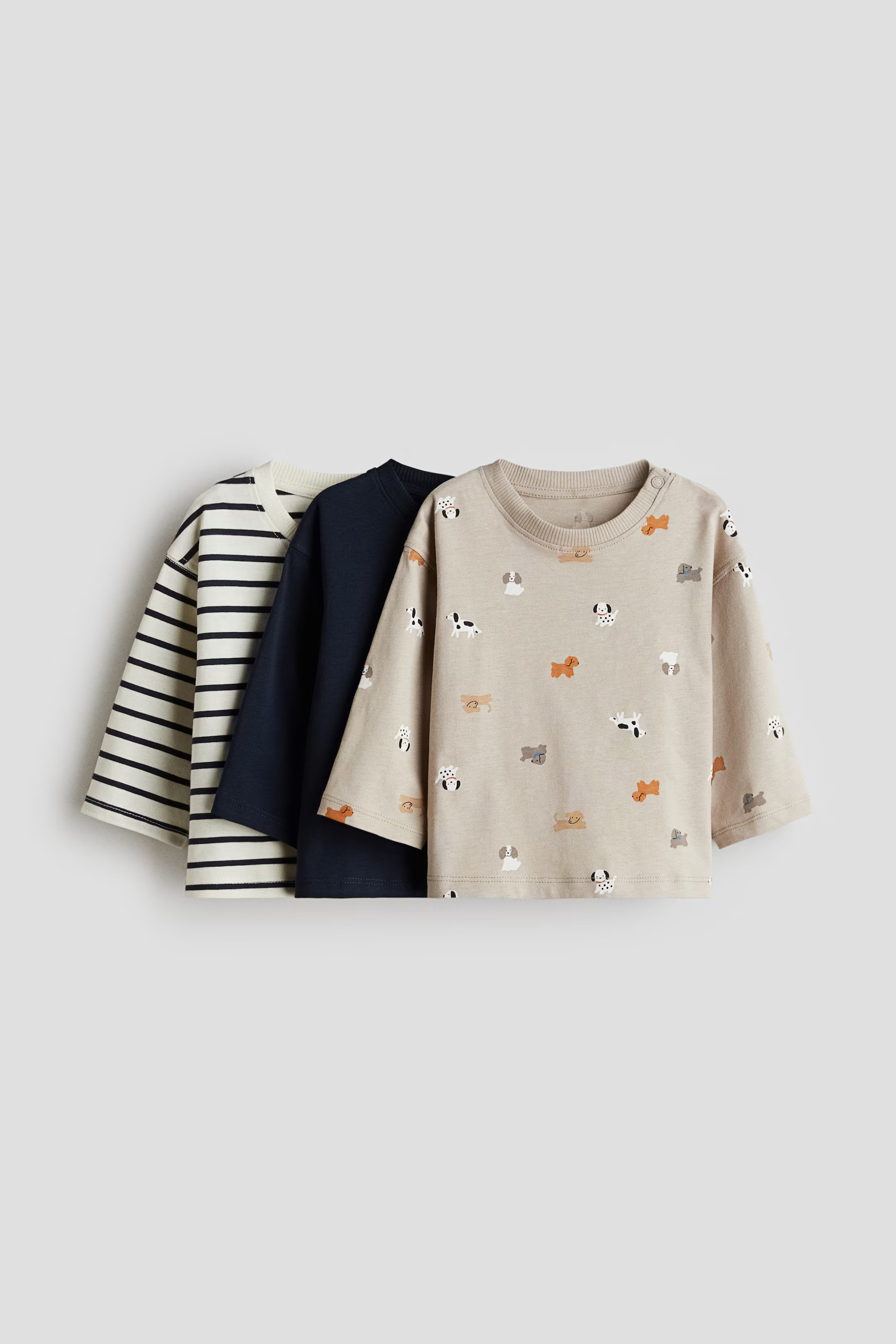 3-Pack Cotton T-Shirts | H&M (US + CA)