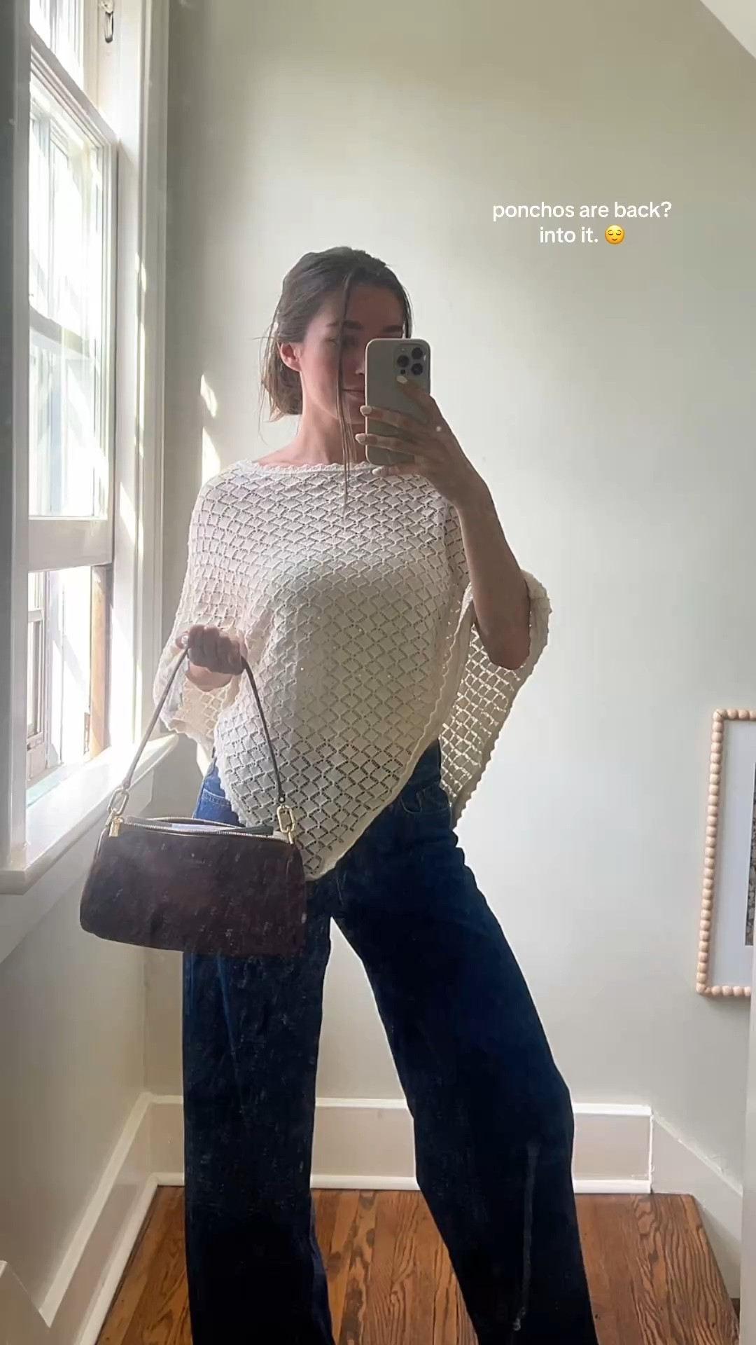 obsessed with this poncho and the sequins! I’m actually wearing a size L/XL but just ordered a smaller size and am giving this one to me Mom! 💛 

#LTKSeasonal #LTKdayinmylife