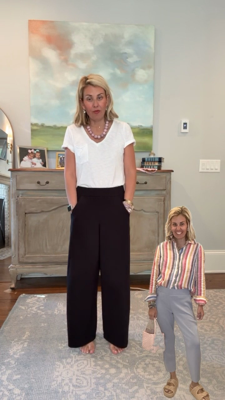 Sale Alert…track pant & barrels on sale! Sharing 3 styles (2 lengths) non denim pants we can and will dress up and down!

This is the wide leg track pant (I’m in small petite) 
Xs tee

Catherine20 to save on the arm candy!

#LTKPetite #LTKdayinmylife #LTKootd