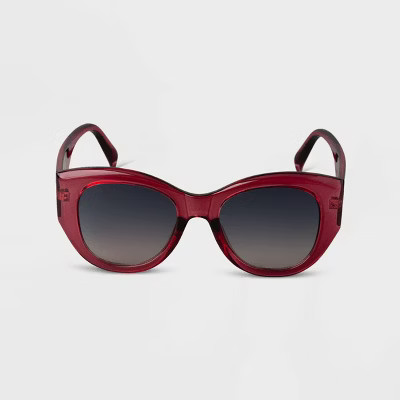 Women's Oversized Oval Sunglasses - A New Day™ | Target