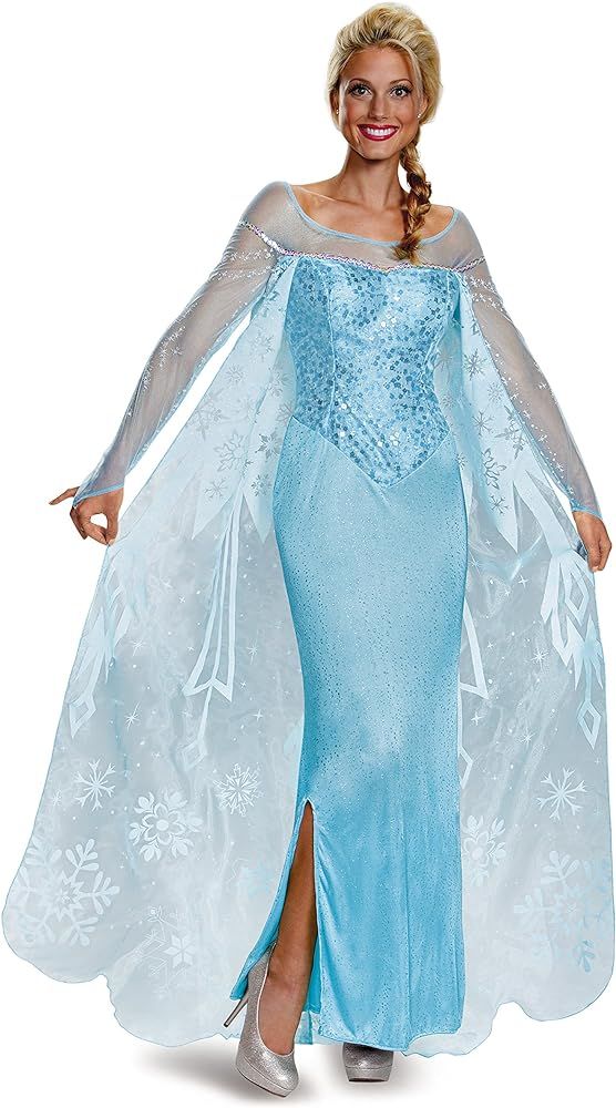 womens Elsa Prestige Adult Costume | Amazon (US)