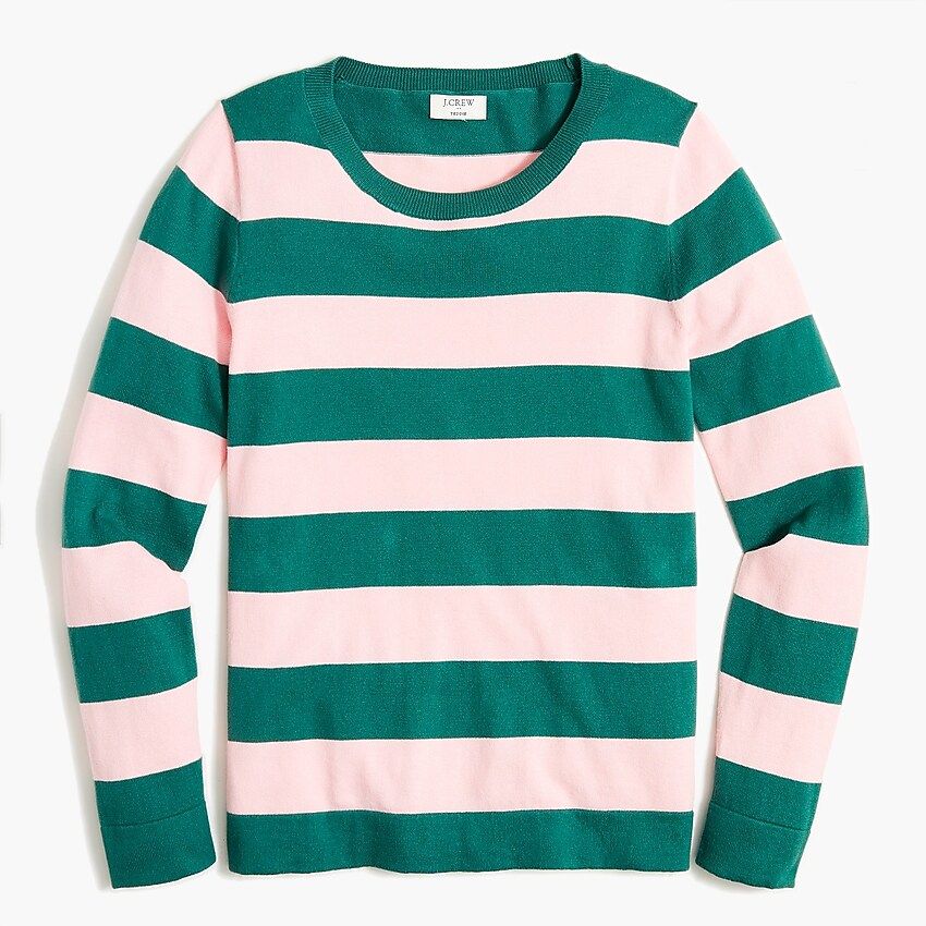 Rugby stripe Teddie sweater | J.Crew Factory