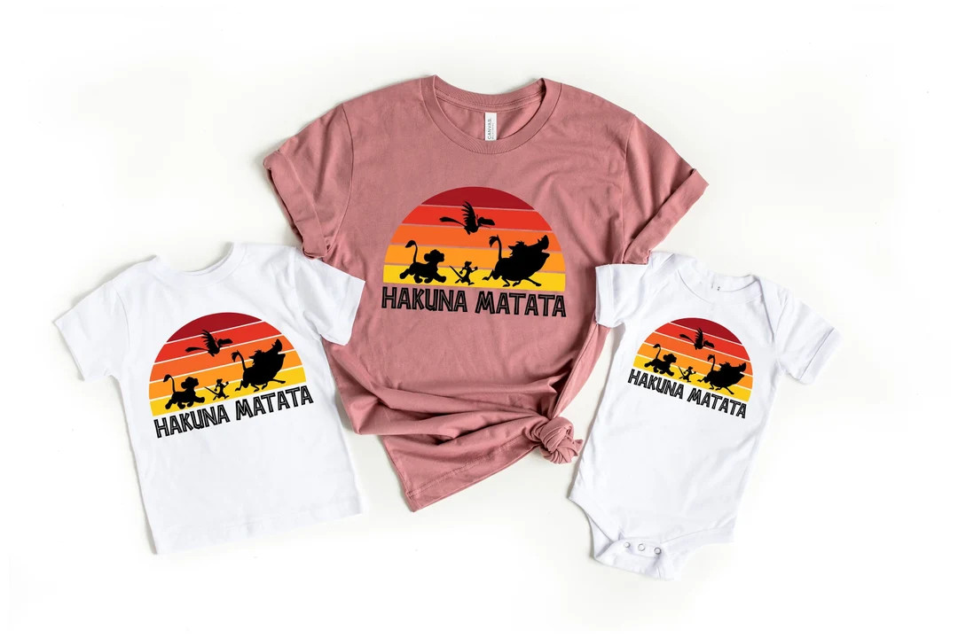 Hakuna Matata Shirt, Animal Kingdom Shirt, Animal Kingdom Hakuna Matata, Retro Hakuna Matata, Dis... | Etsy (US)