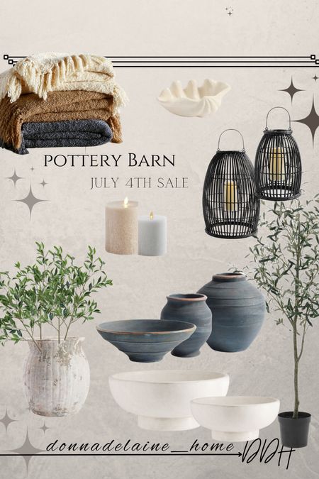 A few favorite picks : on sale at Pottery Barn! 
Vases, decor bowls, lanterns, throws 
Home decor 

#LTKHome #LTKFamily