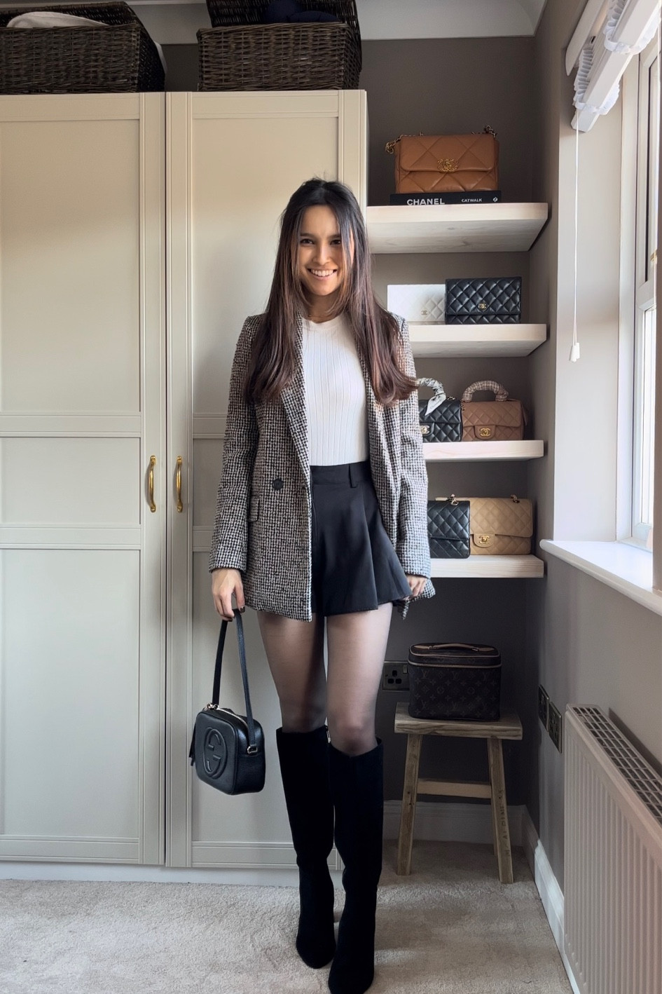 I love how different outerwear can affect an outfit. The difference in this look with a wool coat versus a blazer or a puffer is crazy! 

#LTKSeasonal #LTKstyletip #LTKFind