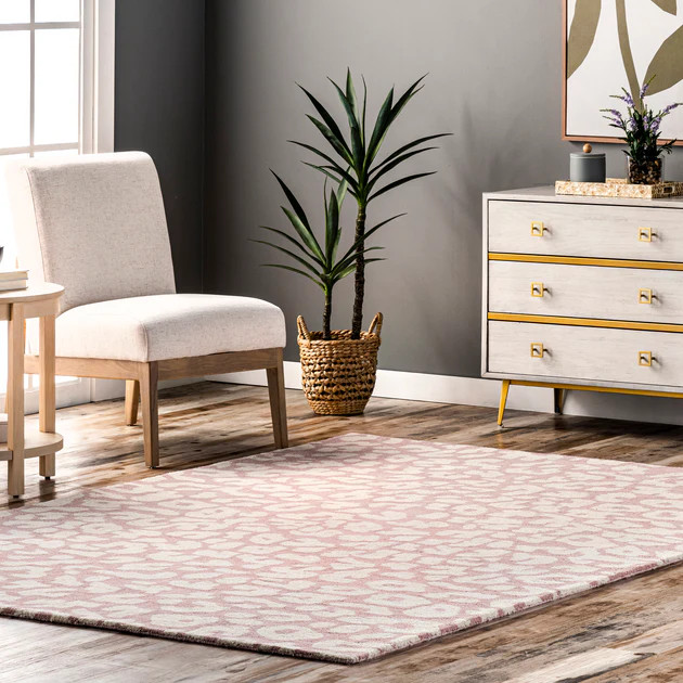 nuLOOM Rorie Leopard Print Wool Area Rug | Shop Premium Outlets