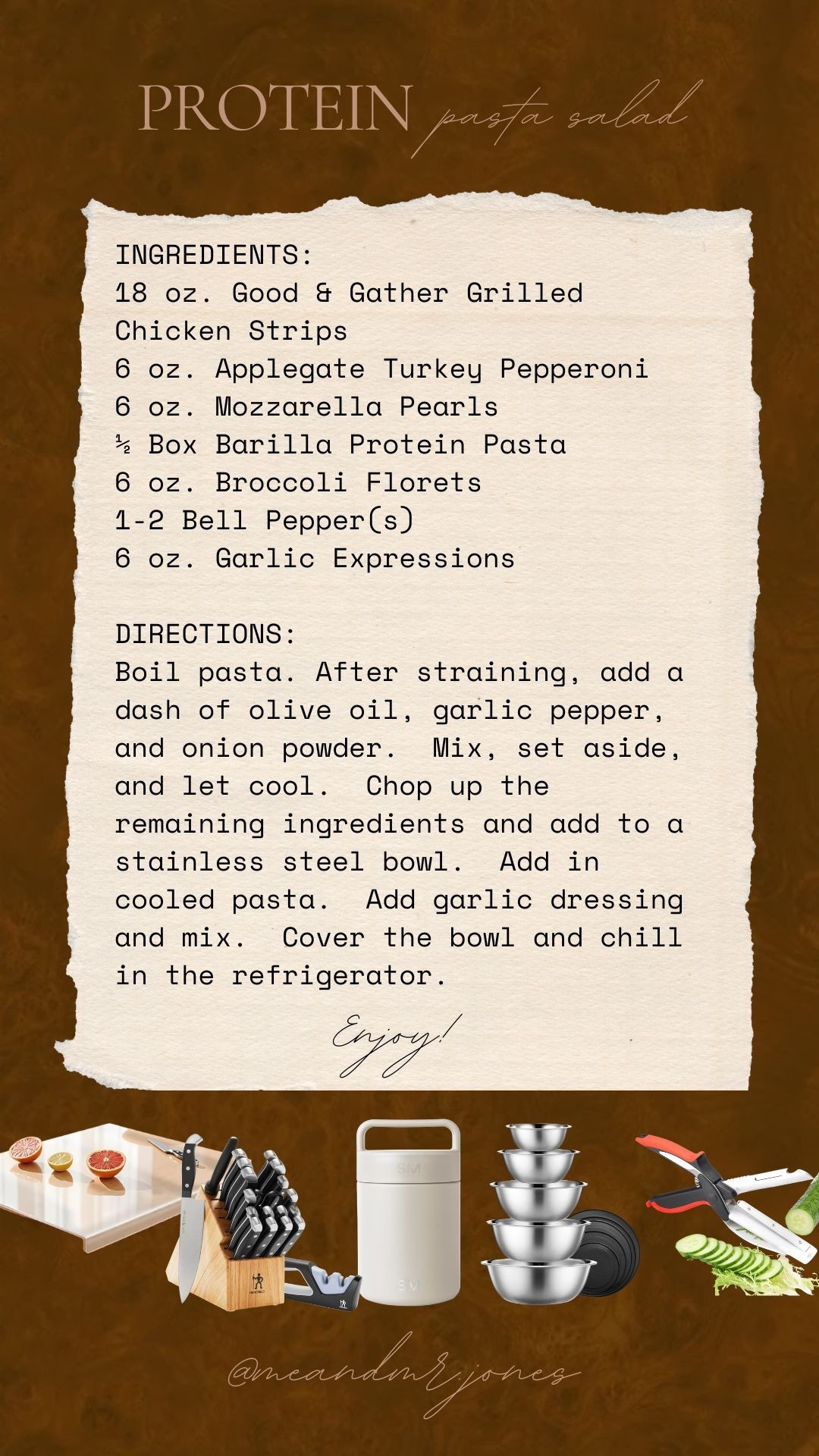 Pasta salad recipe you’ll love! 

#LTKmomlife #LTKfitnessgoals