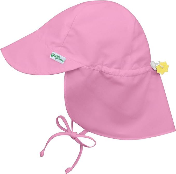 i play. Baby Flap Sun Protection Swim Hat, Light Pink, 0-6 Months | Amazon (US)