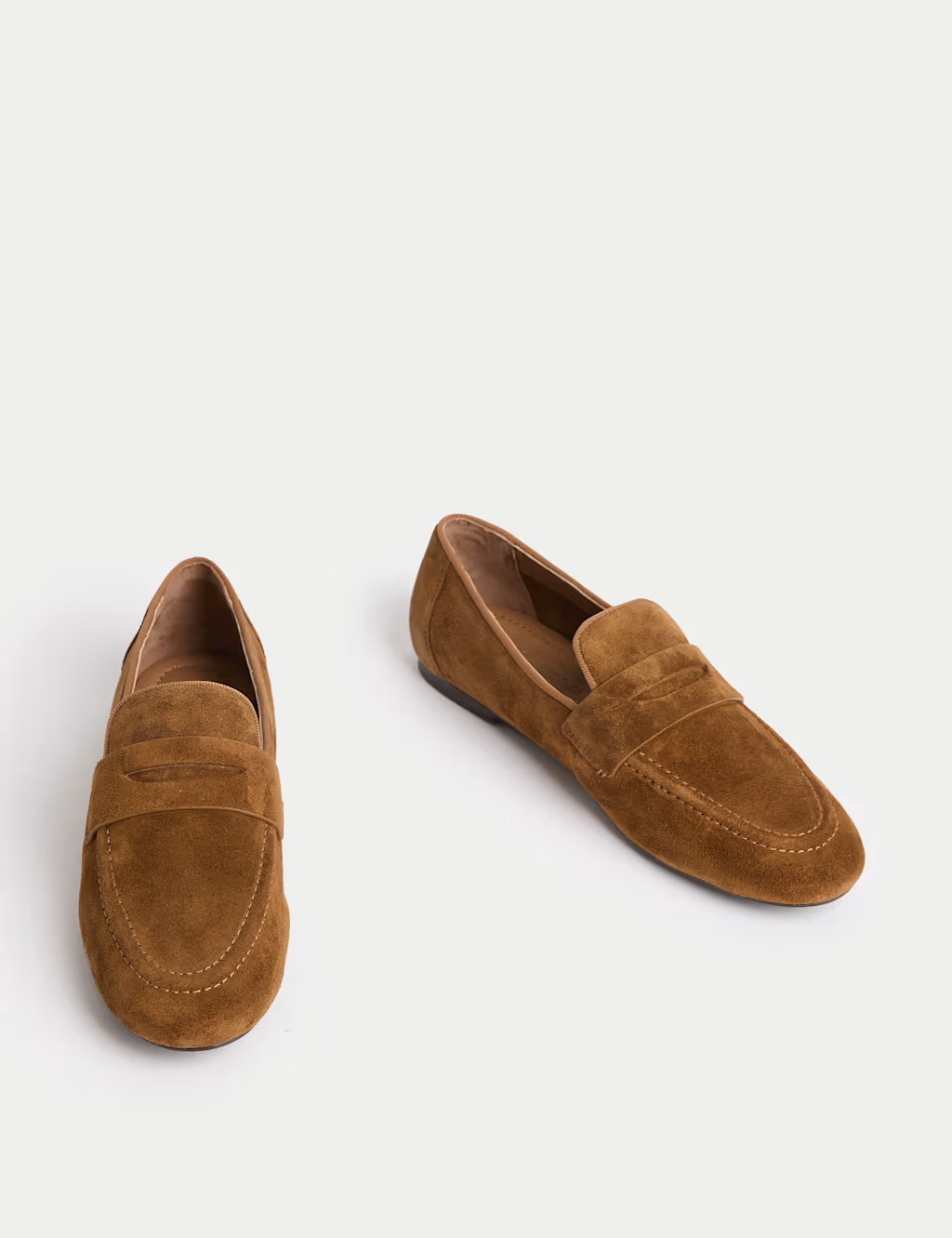 Suede Slip On Flat Loafers | Marks & Spencer (UK)