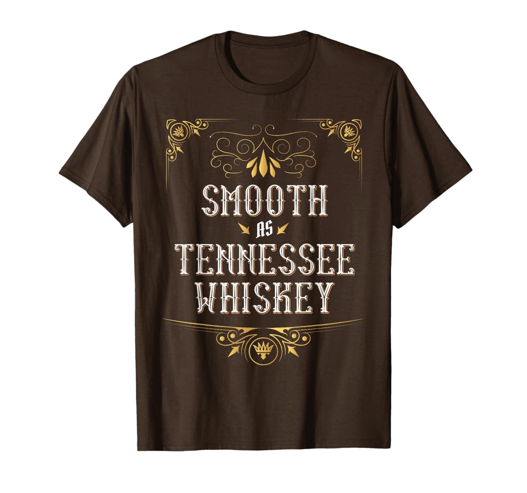 Smooth As Tennessee Whiskey Country Music Lover Gifts T-Shirt | Amazon (US)