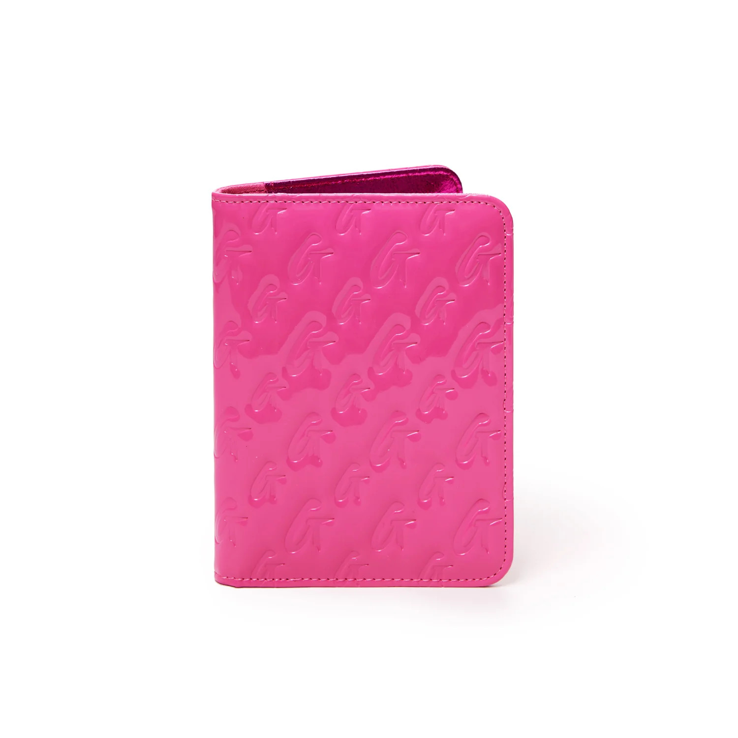 MONOGRAM PASSPORT HOLDER - MIRROR HOT PINK | Glam-Aholic Lifestyle