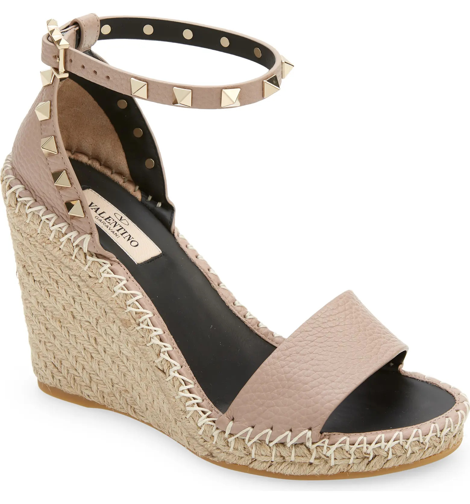 Valentino Garavani Valentino Rockstud Espadrille Wedge Sandal | Nordstrom | Nordstrom
