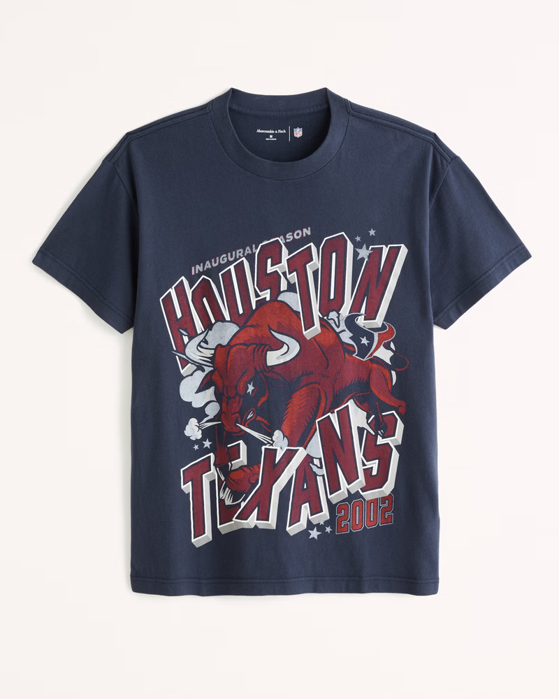 Men's Houston Texans Graphic Tee | Men's Tops | Abercrombie.com | Abercrombie & Fitch (US)