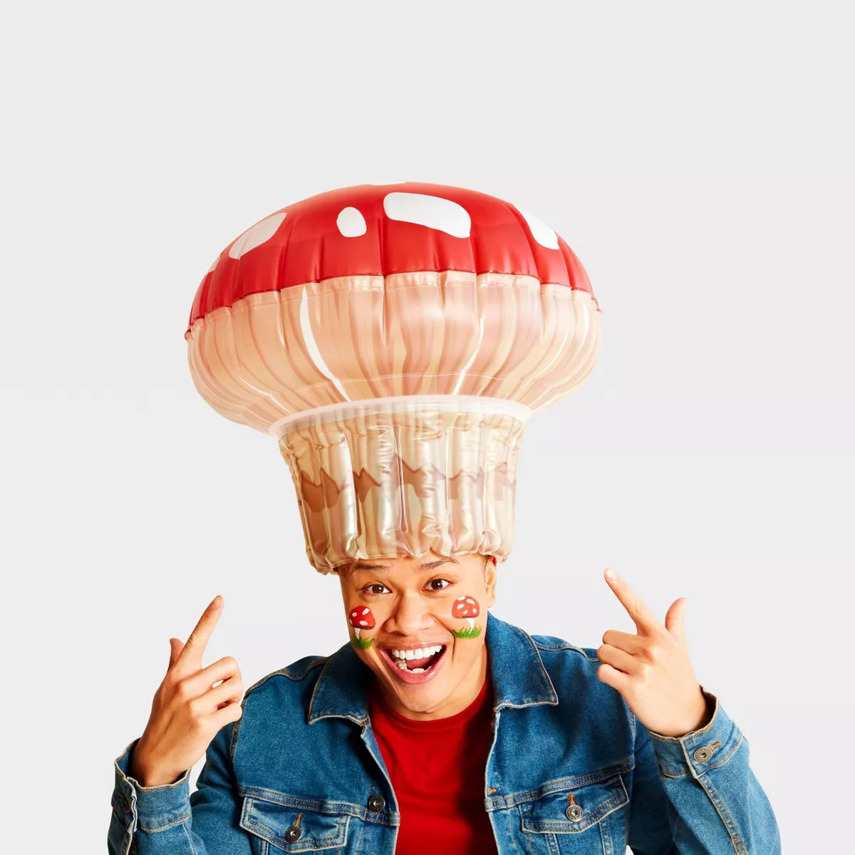 Adult Inflatable and Light Up Mushroom Halloween Hat - Hyde & EEK! Boutique™ | Target