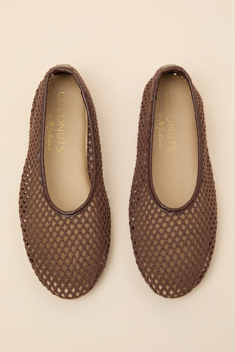 Marta Chocolate Woven Ballet Flats | Lulus