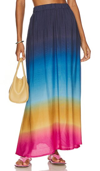 Larissa Skirt in Ocean Sunset | Revolve Clothing (Global)